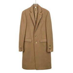 Burberry Camel Wool & Cashmere Overcoat